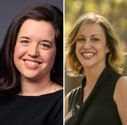Headshots of Bryn Salter and Kate Norwalk