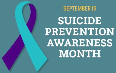 suicide prevention month ribbon